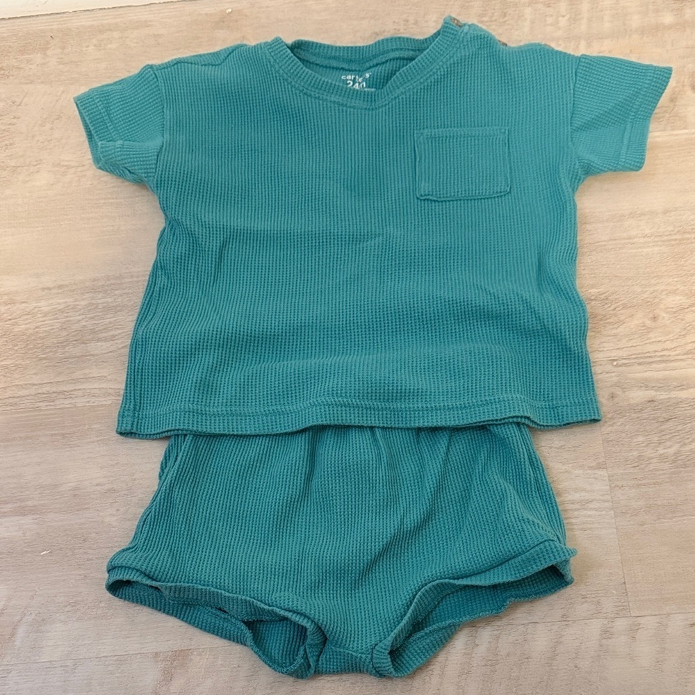 Carter's Teal Kids Diaper Cover Set